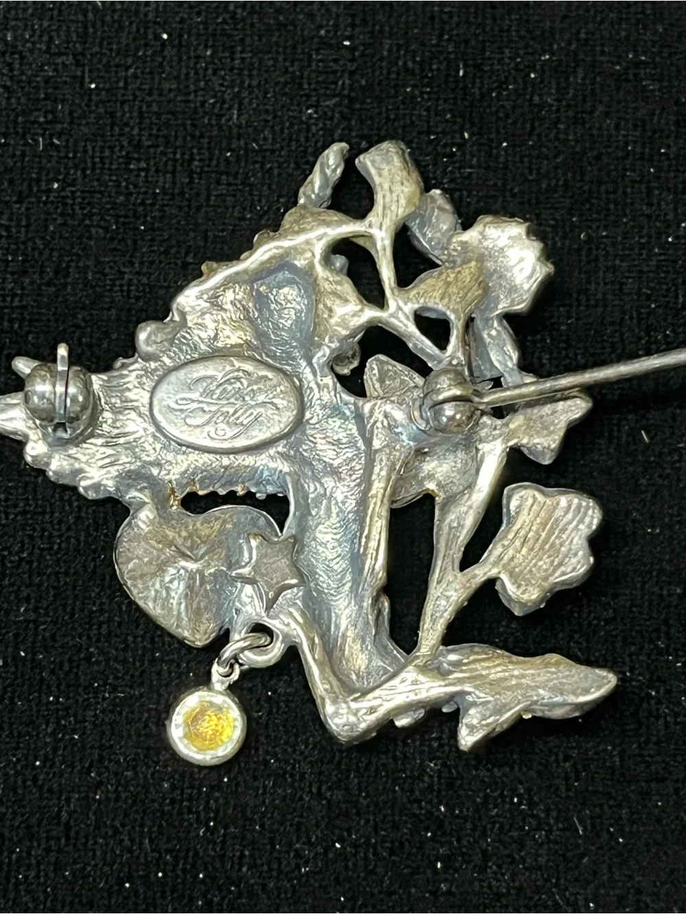 Vintage Kirks Folly Whisper Winged Unicorn Pegasus Brooch 1798